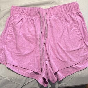 Pink Casual Shorts